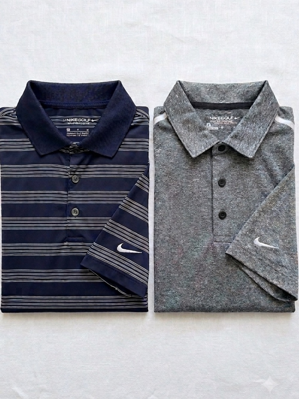 Nike Golf Tour Performance Dri-Fit Polo Shirt - Bundle of 2 - Size M